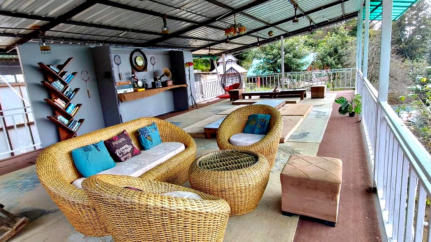 Café at The Rare One’s Resort, Mukteshwar